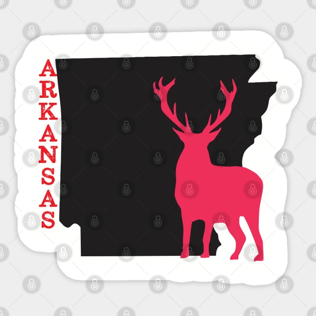 Bow Hunting Deer In Arkansas Sticker by stockwell315designs